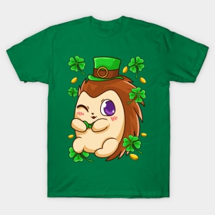 Irish Hedgehog Leprechaun St Patricks Day Ireland T-Shirt